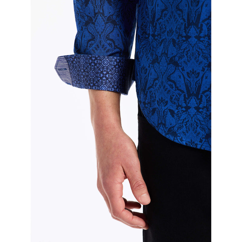 Robert Graham Highland Classic Fit Sport Shirt - Navy