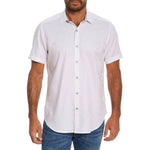 Robert Graham Highland Short Sleeve Classic Fit Sport Shirt - White