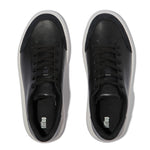 FitFlop RTG Leather Suede Sneakers - Black