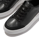 FitFlop RTG Leather Suede Sneakers - Black