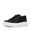 FitFlop RTG Leather Suede Sneakers - Black