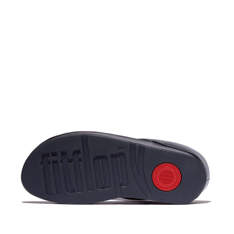 FitFlop Rumba Beaded Sandals - Metallic Midnight Navy