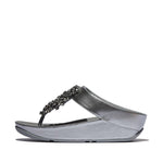 FitFlop Rumba Beaded Sandals - Silvereen
