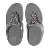 FitFlop Rumba Beaded Sandals - Silvereen