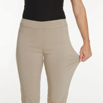 SlimSation 29-Inch Ankle Pants - Stone