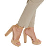 SlimSation 29-Inch Ankle Pants - Stone