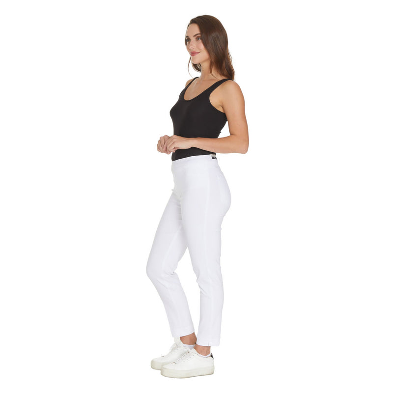 SlimSation 29-Inch Ankle Pants - White