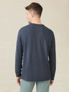 Faherty Sunwashed Long Sleeve T-Shirt - Dune Navy