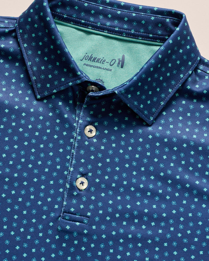 Johnnie-O Top O The Mornin Featherweight Polo Shirt - Lake