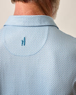 Johnnie-O Hex Prep-Formance Polo Shirt - Barrels Blue
