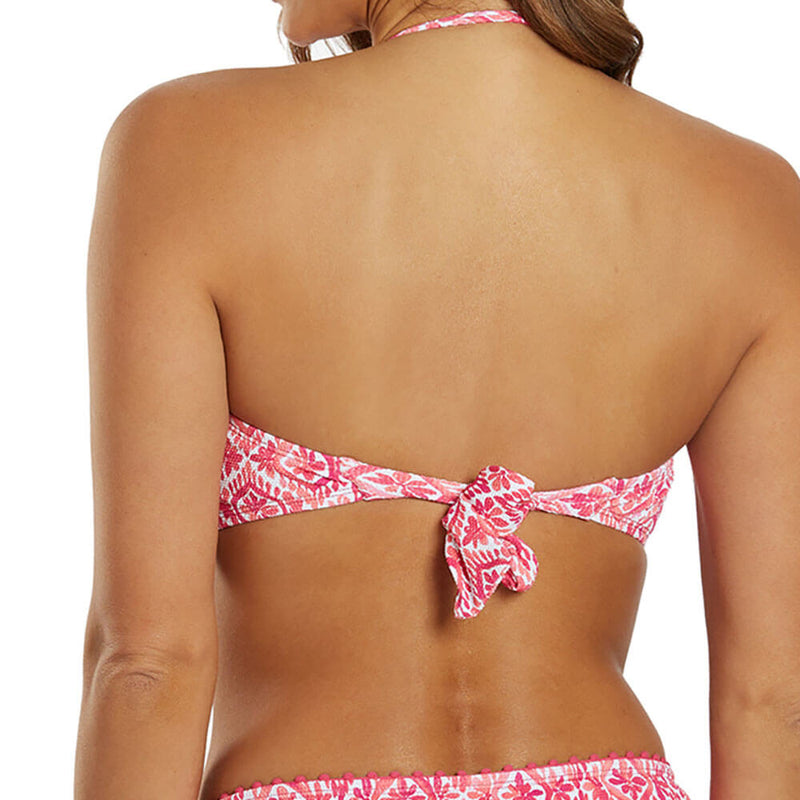 Tommy Bahama Island Cays Shell Bandeau Top - Passion Pink