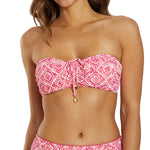 Tommy Bahama Island Cays Shell Bandeau Top - Passion Pink