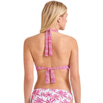 Tommy Bahama Island Cays Point Reversible Halter Top - Pink Maui