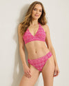 Tommy Bahama Island Cays Point Reversible Halter Top - Pink Maui