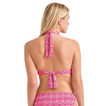 Tommy Bahama Island Cays Point Reversible Halter Top - Pink Maui
