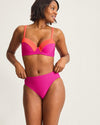 Tommy Bahama Ocean Point Colorblock Underwire Bra Top - Pink Maui