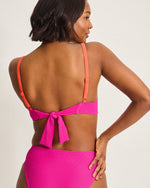 Tommy Bahama Ocean Point Colorblock Underwire Bra Top - Pink Maui