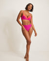Tommy Bahama Ocean Point Colorblock Underwire Bra Top - Pink Maui
