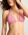 Tommy Bahama Island Cays Fiori Reversible Halter Top - Citrus Coral