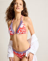 Tommy Bahama Island Cays Fiori Reversible Halter Top - Citrus Coral