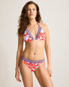 Tommy Bahama Island Cays Fiori Reversible Halter Top - Citrus Coral