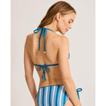 Tommy Bahama Watercolor Floral Reversible String Top - Topaz Teal