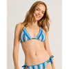 Tommy Bahama Watercolor Floral Reversible String Top - Topaz Teal