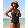 Tommy Bahama Island Cays Cabana Tie Bandini Top - Black