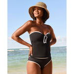 Tommy Bahama Island Cays Cabana Tie Bandini Top - Black