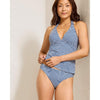 Tommy Bahama Palm Modern Stripe Tankini Top - Indigo Tide