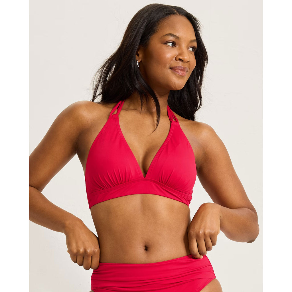 Tommy Bahama Women's Pearl Double Strap Halter Top in Rossovivo