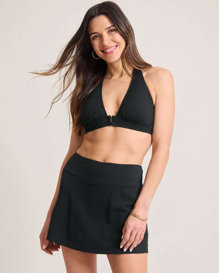Tommy Bahama Island Cays Skort Coverup - Black*