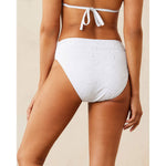 Tommy Bahama Eyelet Hideaway High Waist Bottom - White *