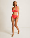 Tommy Bahama Novelty Pearl High Waist Bottom - Citrus Coral