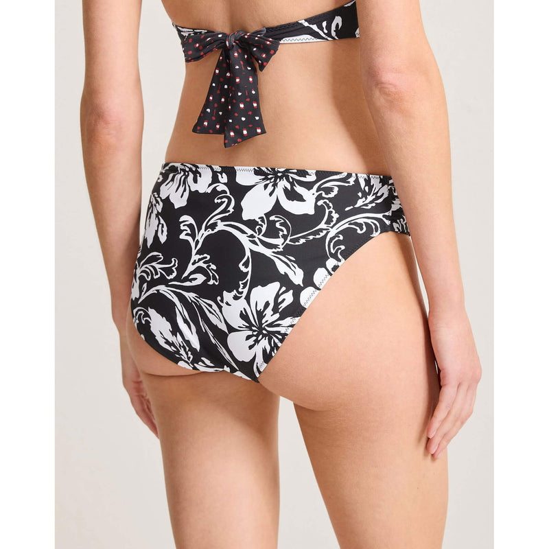 Tommy Bahama Sunset Blooms Reversible Hipster Bottom - Black