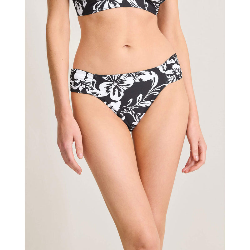Tommy Bahama Sunset Blooms Reversible Hipster Bottom - Black