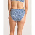 Tommy Bahama Palm Modern Stripe High Waist Bottom - Indigo Tide