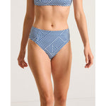 Tommy Bahama Palm Modern Stripe High Waist Bottom - Indigo Tide