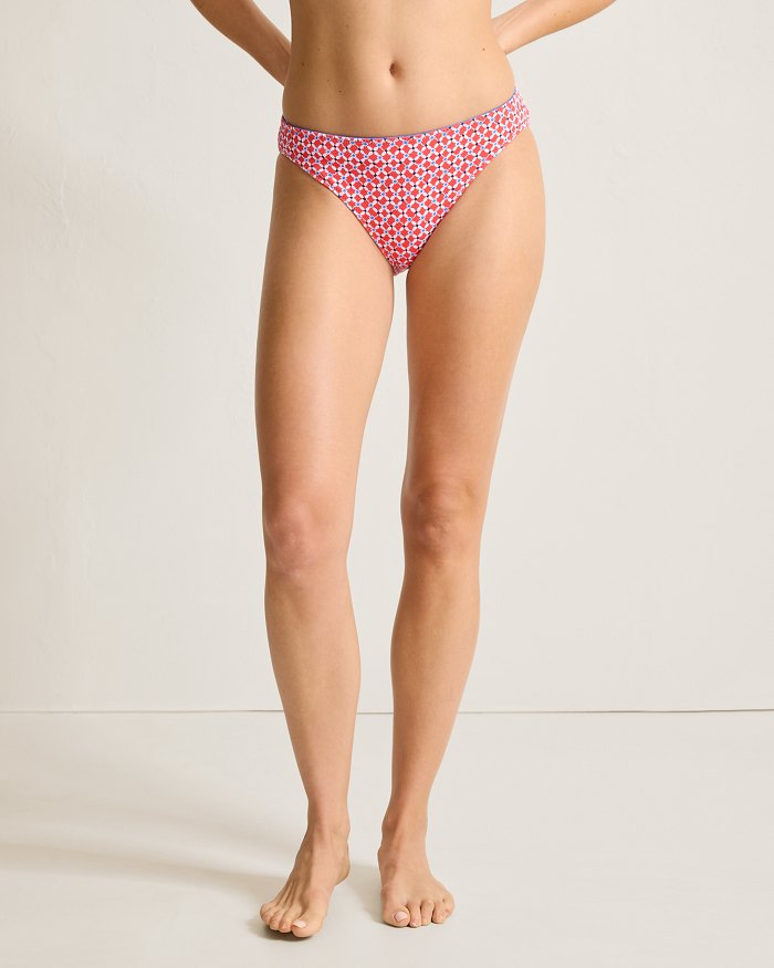 Tommy Bahama Island Cays Fiori Reversible Hipster Bottom - Citrus Coral