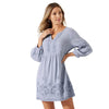 Tommy Bahama St. Lucia Split Neck Dress Coverup - Billowy Blue