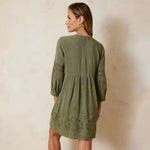 Tommy Bahama St. Lucia Split Neck Dress Coverup - Tea Leaf *