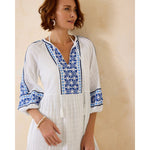 Tommy Bahama Mykonos Tiered Midi Dress Cover Up - White*