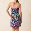 Tommy Bahama Summer Floral Halter Spa Dress Cover Up - Mare Navy