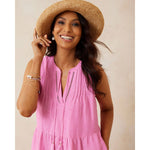 Tommy Bahama St Lucia Sleeveless Tier Dress Cover Up - Preppy Pink*