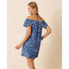 Tommy Bahama Harbour Eyelet Print Off The Shoulder Dress Cover Up - Mare Navy*