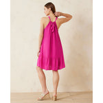 Tommy Bahama Calypso Crepe Tier Short Dress Cover Up - Pink Maui *