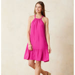 Tommy Bahama Calypso Crepe Tier Short Dress Cover Up - Pink Maui *