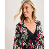 Tommy Bahama Womens Lily Cat Open Front Tunic Coverup - Black