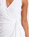 Tommy Bahama Textured Spa Terry Romper Cover Up - White