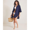 Tommy Bahama Capri Coast Boyfriend Shirt Cover Up - Mare Navy